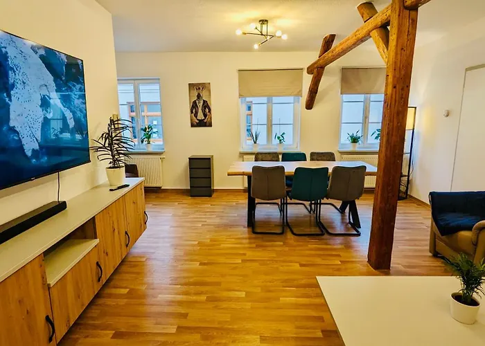 Appartement Arche - Eigene Haushaelfte Im Stadtzentrum *